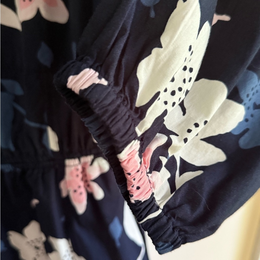 Free Assembly Women's Belted Midi Dress, Floral Long Sleeve Size XL - Picture 7 of 16